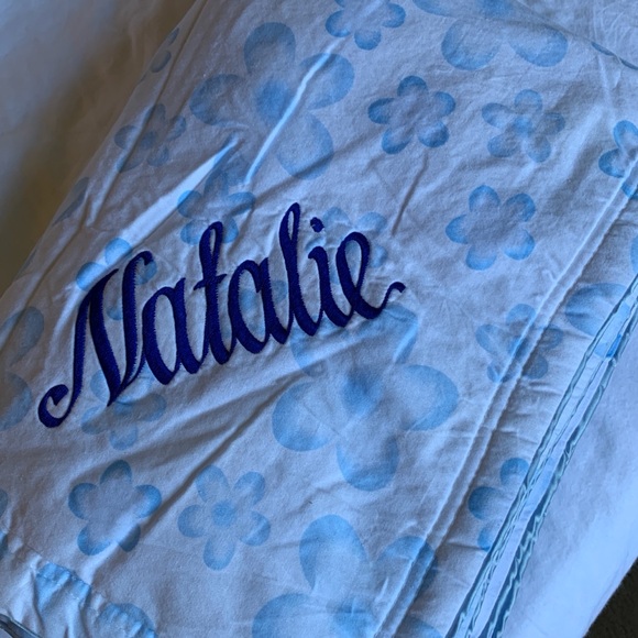 Standard pillow sham engraved with Natalie. - Picture 3 of 4